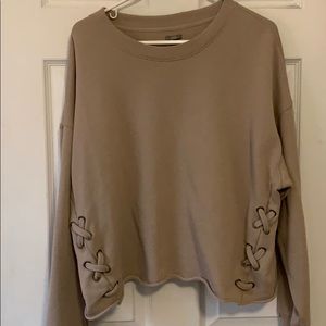 Aerie cropped sweatshirt